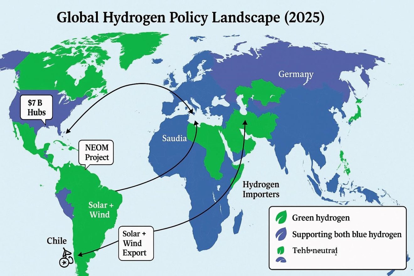 Global Policy Snapshot: National Hydrogen Strategies – USA, Canada ...